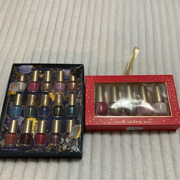 Other - Nail Polish Gift Set with Gold Caps